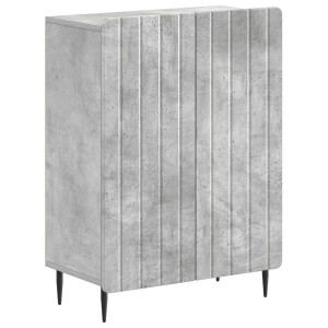 vidaXL Badkamer Opbergkast ZWOLLE Betongrijs 59,5 x 31 x 79,5 cm