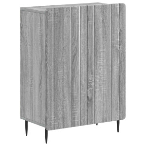 vidaXL Badkamer Opbergkast ZWOLLE Grijs Sonoma 59,5 x 31 x 79,5 cm