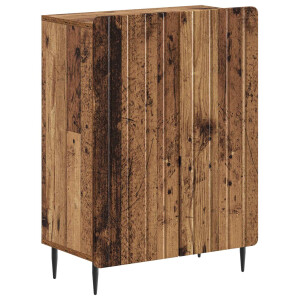 vidaXL Badkamer Opbergkast ZWOLLE Oud hout 59,5 x 31 x 79,5 cm
