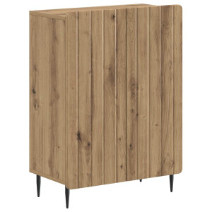 vidaXL Badkamer Opbergkast ZWOLLE Artisanaal eiken 59,5 x 31 x 79,5 cm