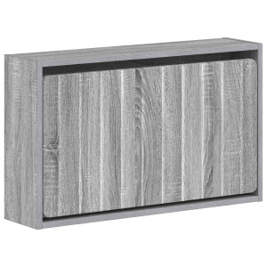 vidaXL Wandgemonteerde Schoenkast ZWOLLE 71 x 17 x 43 cm Bewerkt hout