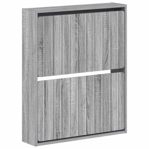 vidaXL Wandgemonteerde Schoenkast ZWOLLE 71 x 17 x 86 cm Bewerkt hout