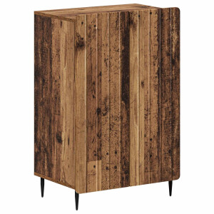 vidaXL Schoenenkast ZWOLLE 59,5 x 39,5 x 91,5 cm Bewerkt hout Oud hout