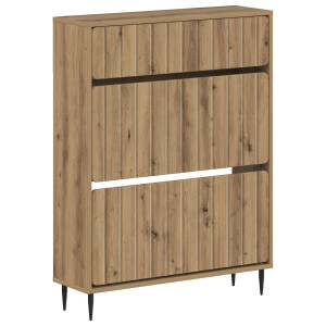 vidaXL Schoenenkast ZWOLLE 78 x 24 x 103 cm Bewerkt hout