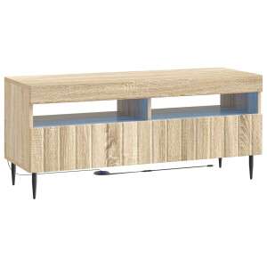 vidaXL LED tv-meubel Sonoma Eiken Bewerkt hout