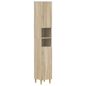 vidaXL Badkamerkast met Open Plank ARNHEM Sonoma Eiken