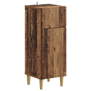 vidaXL Badkamer Opbergkast ARNHEM Oud hout 30 x 31 x 80 cm
