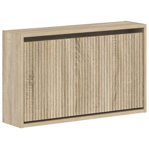 vidaXL Wandgemonteerde Schoenkast ARNHEM 71 x 17 x 43 cm Bewerkt hout