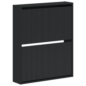 vidaXL Wandgemonteerde Schoenkast ARNHEM 71 x 17 x 86 cm Bewerkt hout