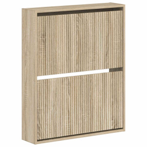 vidaXL Wandgemonteerde Schoenkast ARNHEM 71 x 17 x 86 cm Bewerkt hout