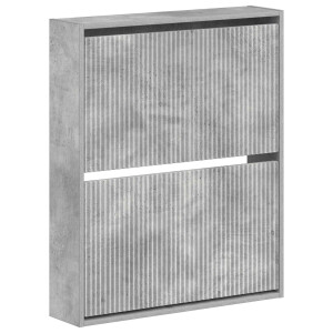 vidaXL Wandgemonteerde Schoenkast ARNHEM 71 x 17 x 86 cm Bewerkt hout