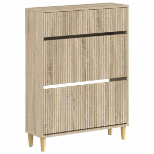 vidaXL Schoenenkast ARNHEM 78 x 24 x 103 cm Bewerkt hout Sonoma Eiken