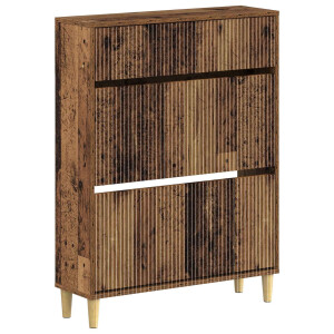 vidaXL Schoenenkast ARNHEM 78 x 24 x 103 cm Bewerkt hout Oud hout