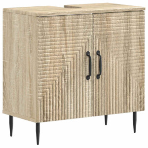 vidaXL Badkamer wastafelkast HAARLEM Sonoma Eiken 59,5 x 31,5 x 59 cm