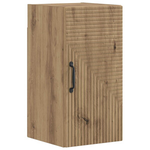 vidaXL Badkamer wandkast HAARLEM Artisanaal eiken 30 x 31 x 59 cm