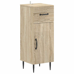 vidaXL Badkamer Opbergkast HAARLEM Sonoma Eiken 30 x 31 x 80 cm