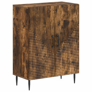 vidaXL Badkamer Opbergkast HAARLEM Gerookt eiken 59,5 x 31 x 80 cm