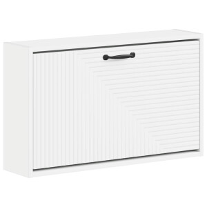 vidaXL Wandgemonteerde Schoenkast HAARLEM 71 x 17 x 43 cm Bewerkt hout