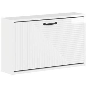 vidaXL Wandgemonteerde Schoenkast HAARLEM 71 x 17 x 43 cm Bewerkt hout