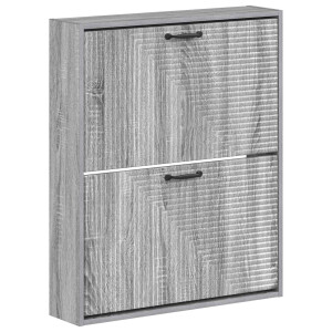 vidaXL Wandgemonteerde Schoenkast HAARLEM 71 x 17 x 86 cm Bewerkt hout