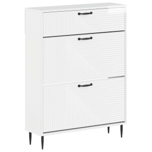 vidaXL Schoenenkast HAARLEM 78 x 24 x 103 cm Bewerkt hout