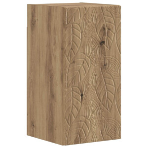 vidaXL Badkamer wandkast DELFT Artisanaal eiken 30 x 31 x 59 cm