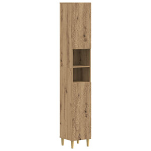 vidaXL Badkamerkast met Open Plank DELFT Artisanaal eiken