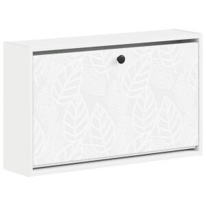 vidaXL Wandgemonteerde Schoenkast DELFT 71 x 17 x 43 cm Bewerkt hout