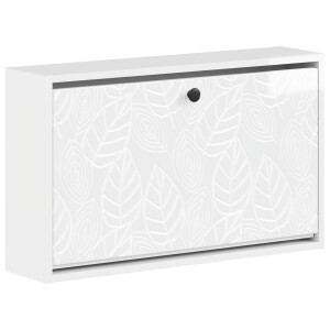 vidaXL Wandgemonteerde Schoenkast DELFT 71 x 17 x 43 cm Bewerkt hout