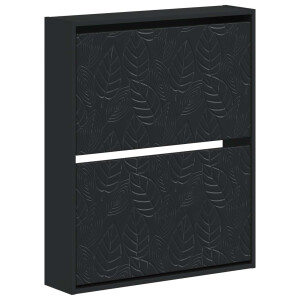 vidaXL Wandgemonteerde Schoenkast DELFT 71 x 17 x 86 cm Bewerkt hout