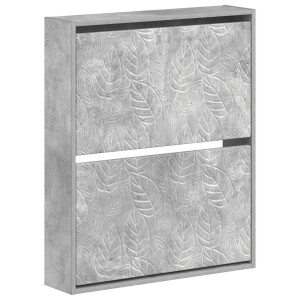 vidaXL Wandgemonteerde Schoenkast DELFT 71 x 17 x 86 cm Bewerkt hout