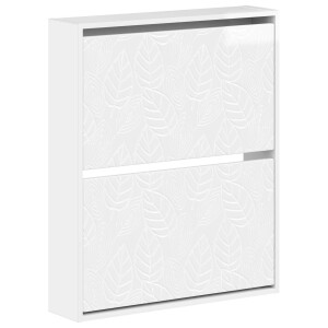 vidaXL Wandgemonteerde Schoenkast DELFT 71 x 17 x 86 cm Bewerkt hout