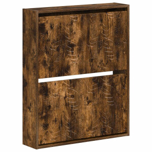 vidaXL Wandgemonteerde Schoenkast DELFT 71 x 17 x 86 cm Bewerkt hout