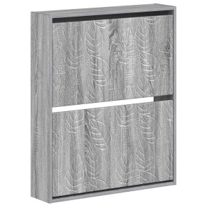 vidaXL Wandgemonteerde Schoenkast DELFT 71 x 17 x 86 cm Bewerkt hout