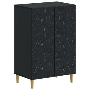 vidaXL Schoenenkast DELFT 59,5 x 39,5 x 90 cm Bewerkt hout Zwart