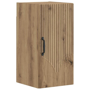 vidaXL Badkamer wandkast HOORN Artisanaal eiken 30 x 31 x 59 cm