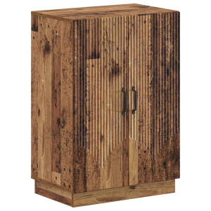 vidaXL Schoenenkast HOORN 59,5 x 39,5 x 87 cm Bewerkt hout Oud hout
