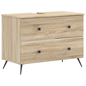 vidaXL Badkamer wastafelkast BREDA Sonoma Eiken 82 x 41 x 59 cm