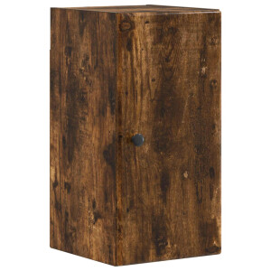vidaXL Badkamer wandkast BREDA Gerookt eiken 30 x 31 x 59 cm