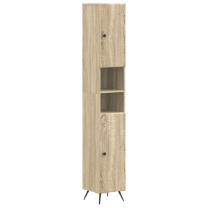 vidaXL Badkamerkast met Open Plank BREDA Sonoma Eiken 30 x 31 x 190 cm