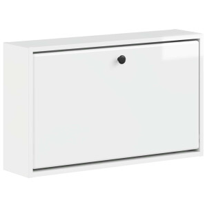vidaXL Wandgemonteerde Schoenkast BREDA 71 x 17 x 43 cm Bewerkt hout
