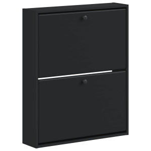 vidaXL Wandgemonteerde Schoenkast BREDA 71 x 17 x 86 cm Bewerkt hout