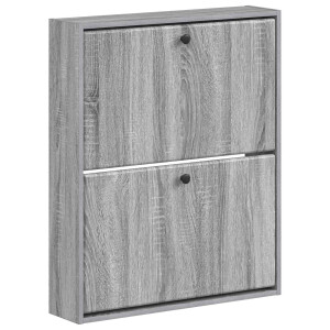vidaXL Wandgemonteerde Schoenkast BREDA 71 x 17 x 86 cm Bewerkt hout