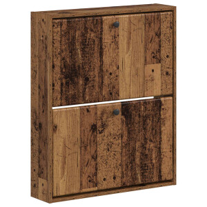 vidaXL Wandgemonteerde Schoenkast BREDA 71 x 17 x 86 cm Bewerkt hout
