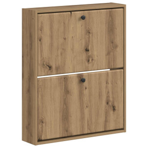vidaXL Wandgemonteerde Schoenkast BREDA 71 x 17 x 86 cm Bewerkt hout