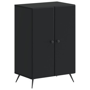 vidaXL Schoenenkast BREDA 59,5 x 39,5 x 90 cm Bewerkt hout Zwart