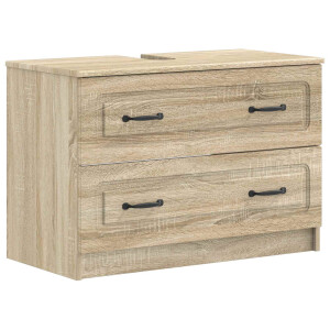 vidaXL Badkamer wastafelkast UTRECHT Sonoma Eiken 82 x 41 x 56 cm
