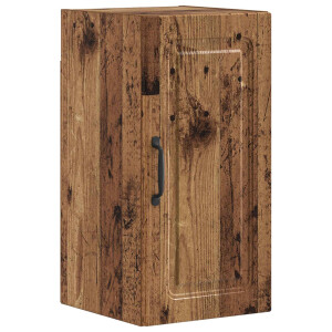 vidaXL Badkamer wandkast UTRECHT Oud hout 30 x 31 x 59 cm Bewerkt hout