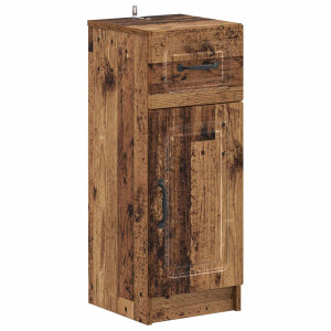 vidaXL Badkamer Opbergkast UTRECHT Oud hout 30 x 31 x 77 cm