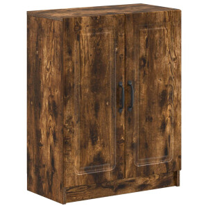 vidaXL Badkamer Opbergkast UTRECHT Gerookt eiken 59,5 x 31 x 77 cm